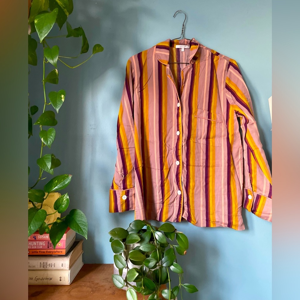 Love & Lore Striped Pajama Set